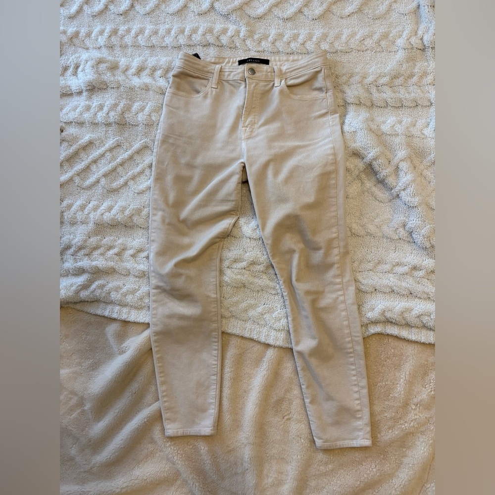 J Brand size 28 Corduroy Cream Jeans
